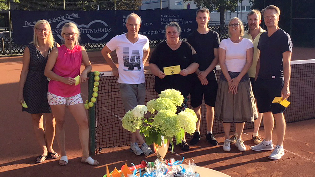 Sommerfest 2019, Erwachsenen Siegerehrung Tennisclub Warburg